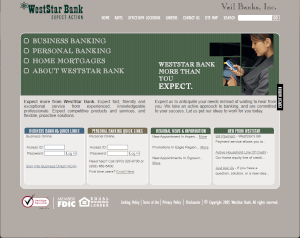 WestStar Bank Expect Action