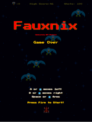Fauxnix Title Screen