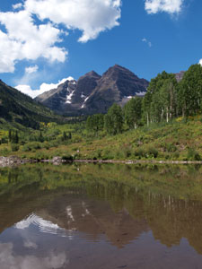 Maroon Bells and Maroon Lake